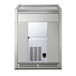 STEEL PIANO DI LAVORO 70 CM IN ACCIAIO INOX CON PRODUTTORE DI GHIACCIO INTEGRATO