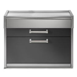 STEEL PIANO DI LAVORO IN ACCIAIO INOX ANTRACITE 120CM