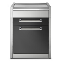 STEEL PIANO DI LAVORO IN ACCIAIO INOX 70CM ANTRACITE