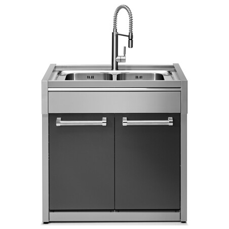 CUCINA DA ESTERNO STEEL GENESI - SET 2