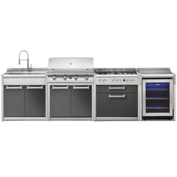 CUCINA DA ESTERNO STEEL GENESI - SET 3