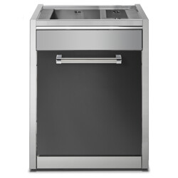 STEEL LAVELLO IN ACCIAIO INOX ANTRACITE 70CM G7S-L2