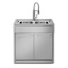 CUCINA DA ESTERNO STEEL GENESI - SET 4 CUCINA DA ESTERNO STEEL GENESI - SET 4