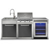 CUCINA DA ESTERNO STEEL GENESI - SET 5 CUCINA DA ESTERNO STEEL GENESI - SET 5