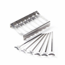 SPIEDINI E SUPPORTO PER ARROSTI FORNETTO