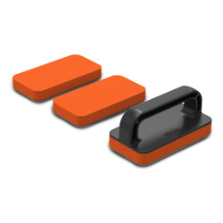 SPAZZOLA PER GRIGLIA CON 3 INSERTI SOSTITUIBILI