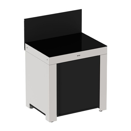 MODULO STANDARD ACCIAIO INOX E NERO