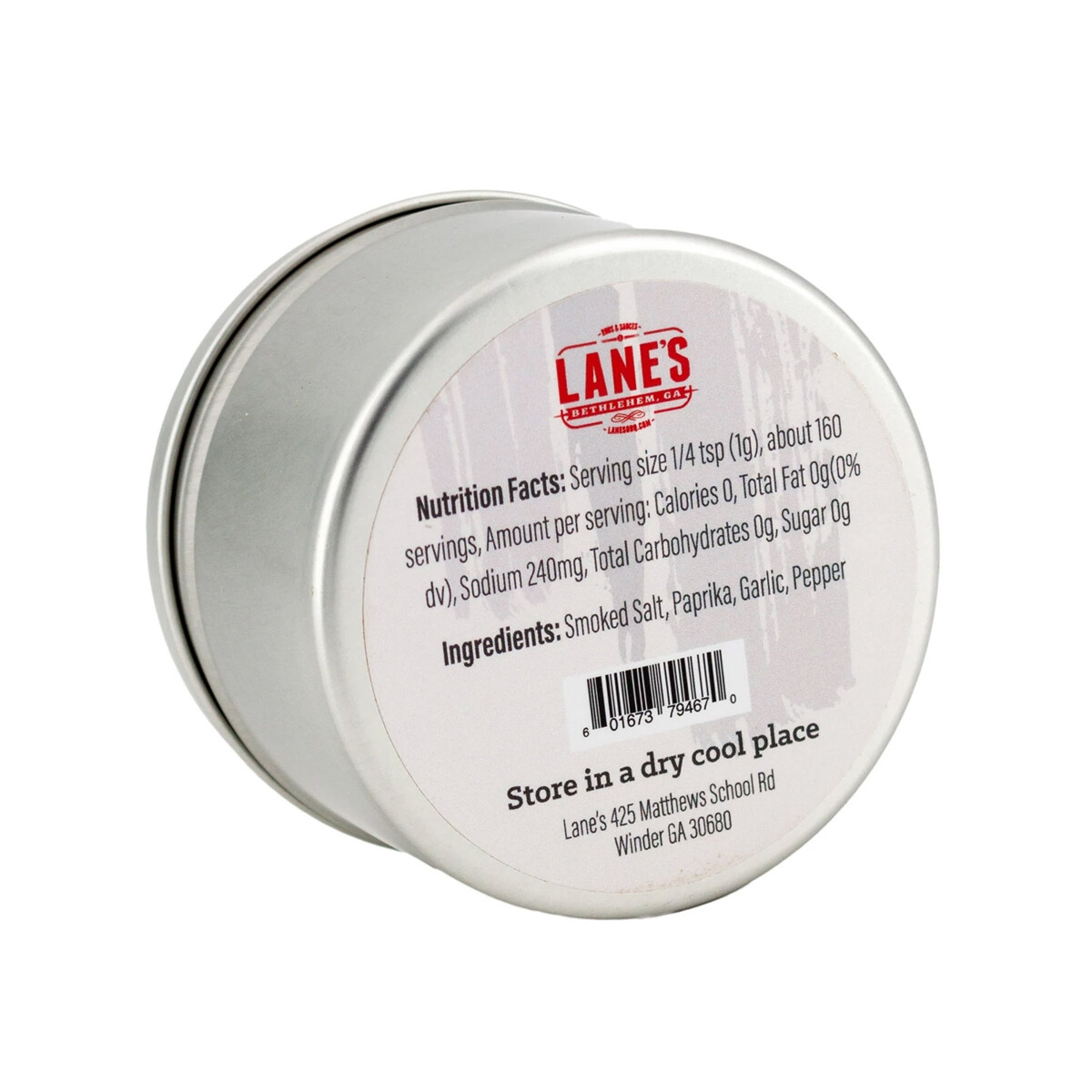 LANE'S SIGNATURE SMOKED FINISHING SALT LANE'S SIGNATURE SMOKED FINISHING SALT
