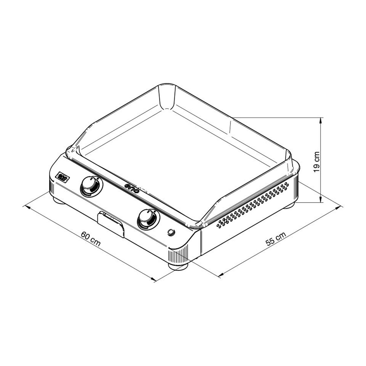 PLANCHA FUSION 60 INOX