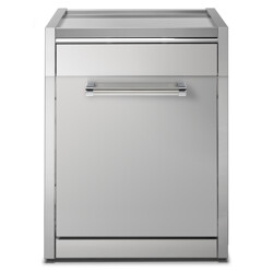 STEEL PIANO DI LAVORO CON SPORTELLO IN ACCIAIO INOX 70CM