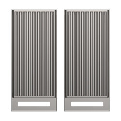 SET 2 GRIGLIE IN ACCIAIO INOX FULGOR