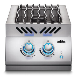 FUOCO LATERALE VERTICALE DOPPIO AD INCASSO A GAS SERIE 500