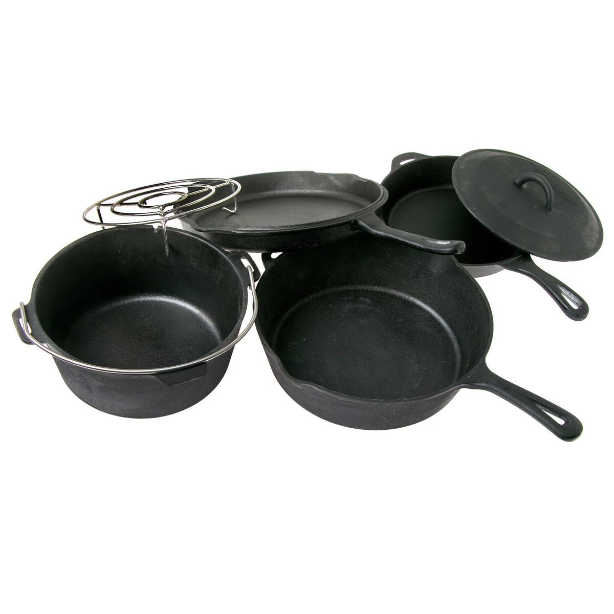 CAMP CHEF CAST IRON SET 6 PEZZI CAMP CHEF CAST IRON SET 6 PEZZI