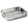 TEGLIA IN ACCIAIO INOX CON GRIGLIA REVERSIBILE