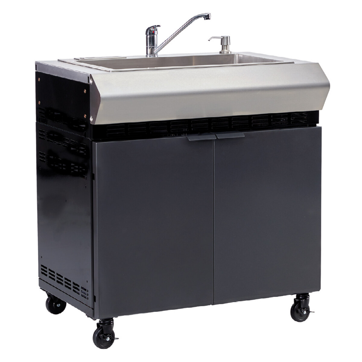 LAVELLO IN ACCIAIO INOX CON CARRELLO PER DOLCEVITA TURBO CLASSIC LAVELLO IN ACCIAIO INOX CON CARRELLO PER DOLCEVITA TURBO CLASSIC