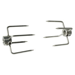 COPPIA FERMAPOLLI PER GIRARROSTO