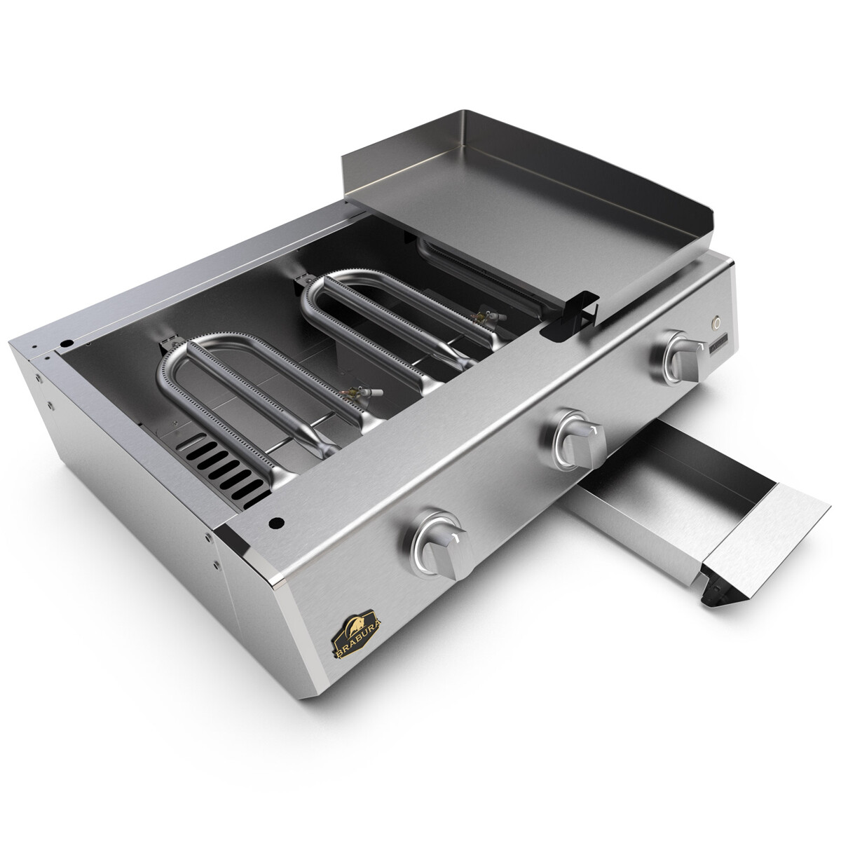 PLANCHA A GAS BRABURA L CLASS INOX 30