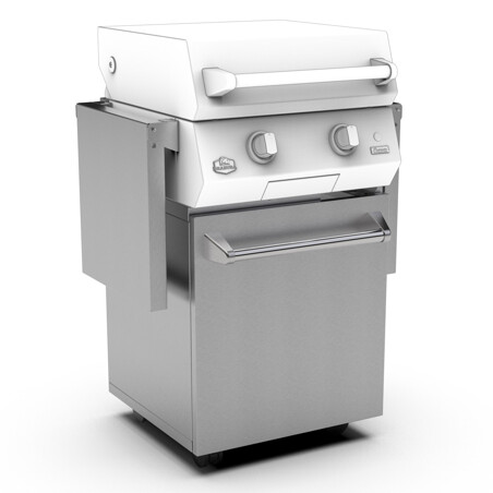 CARRELLO BRABURA IN ACCIAIO INOX CART 20 Brabura Piastre in ghisa smaltata | Il Mondo Del Barbecue
