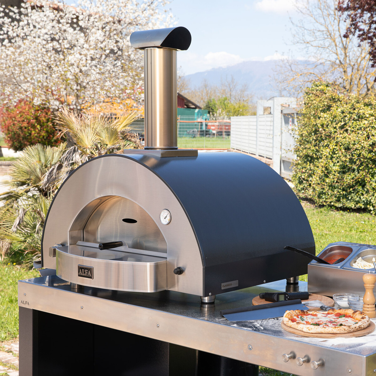 ALFA CLASSICO 4 PIZZE A GAS Alfa forni Forni pizza | Il Mondo Del Barbecue