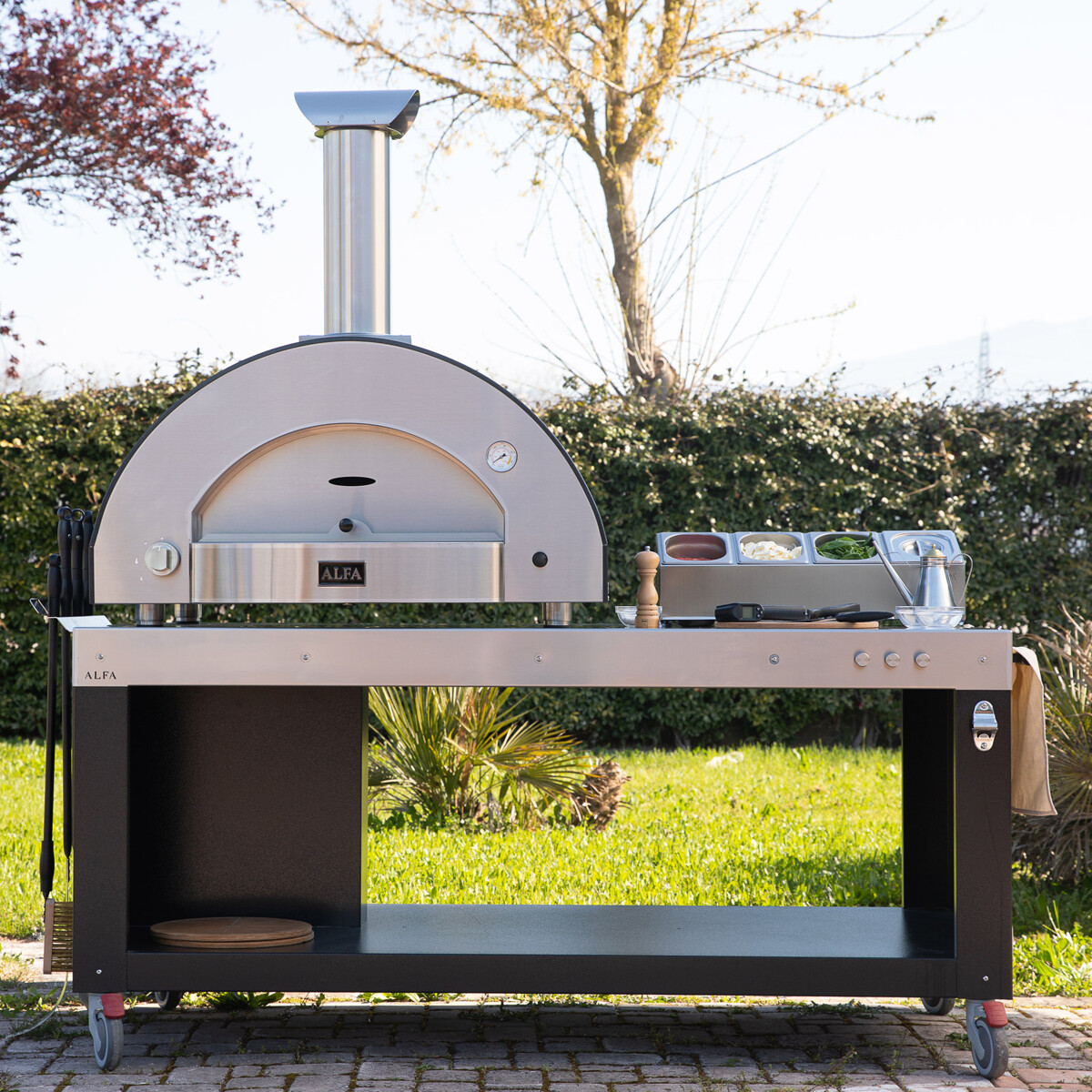 ALFA CLASSICO 4 PIZZE A GPL Alfa forni Forni pizza | Il Mondo Del Barbecue