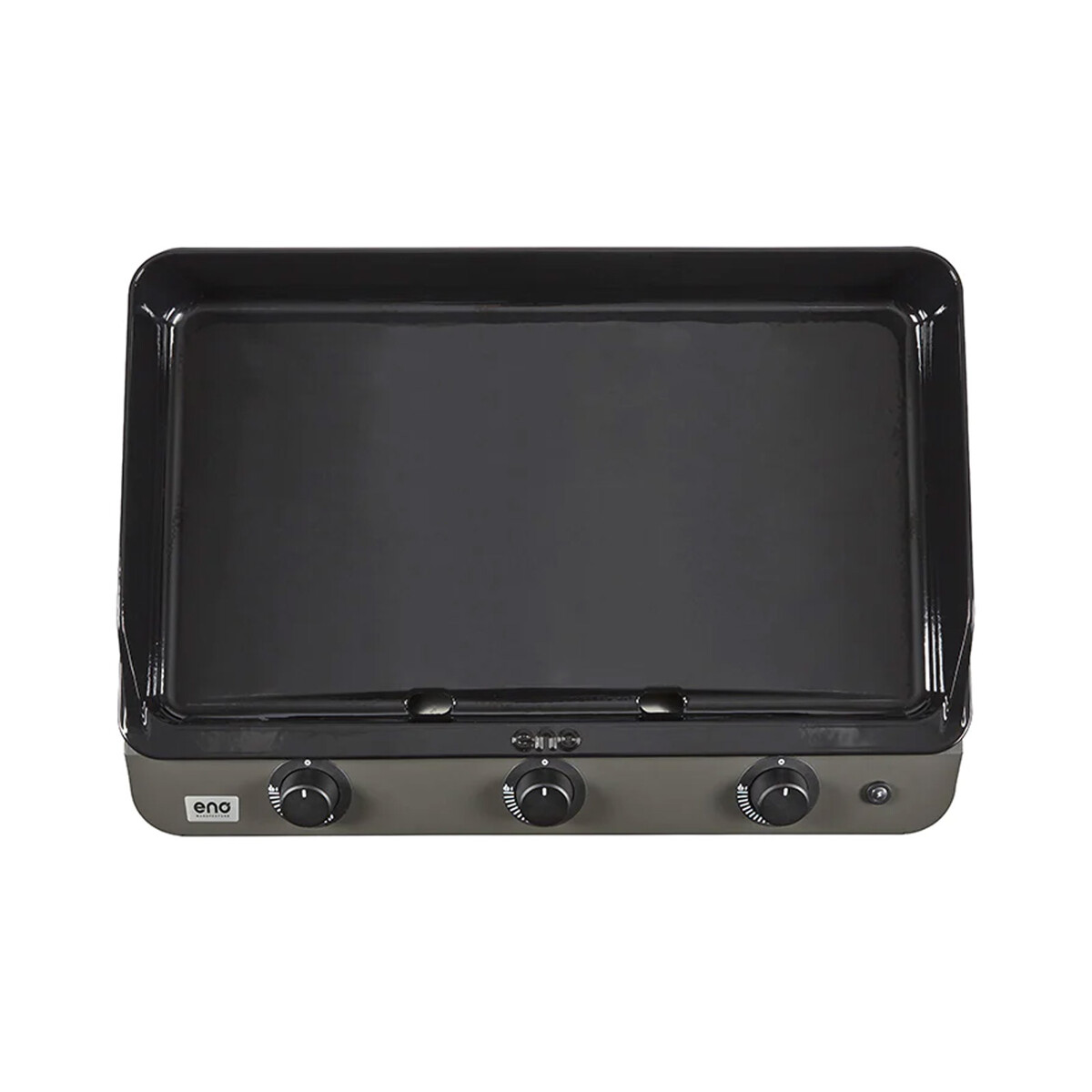 COMBO PLANCHA FUSION 75 GRIGIO SCURO Eno Piastre in ghisa smaltata | Il Mondo Del Barbecue