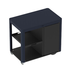 CARRELLO ACHILLE BLUE NAVY CON PORTE
