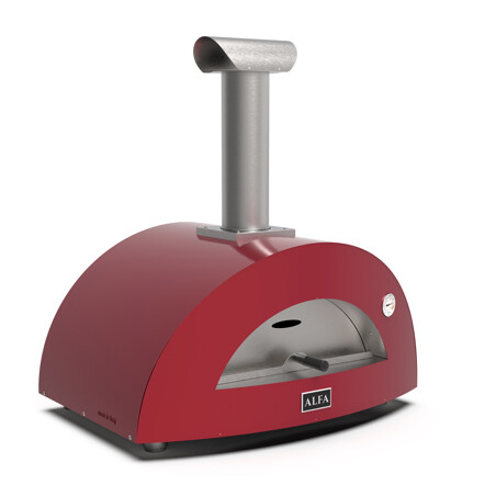 ALFA MODERNO 2 PIZZE FORNO PIZZA A LEGNA ANTIQUE RED Alfa forni Forni pizza | Il Mondo Del Barbecue