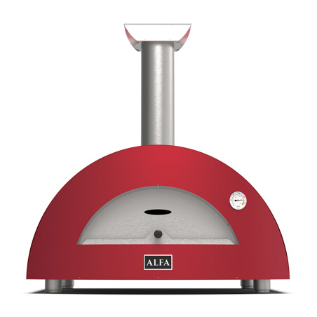 ALFA MODERNO 2 PIZZE FORNO PIZZA A LEGNA ANTIQUE RED Alfa forni Forni pizza | Il Mondo Del Barbecue