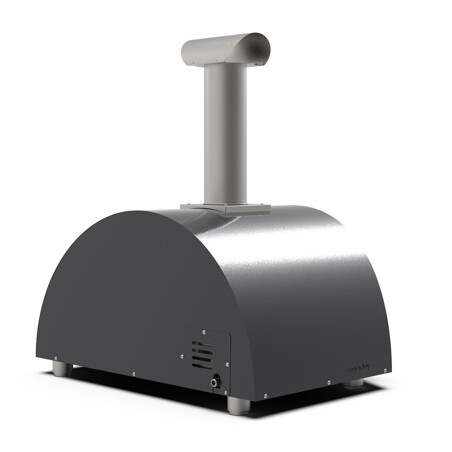 ALFA MODERNO 2 PIZZE FORNO PIZZA A GPL ARDESIA GREY Alfa forni Forni pizza | Il Mondo Del Barbecue