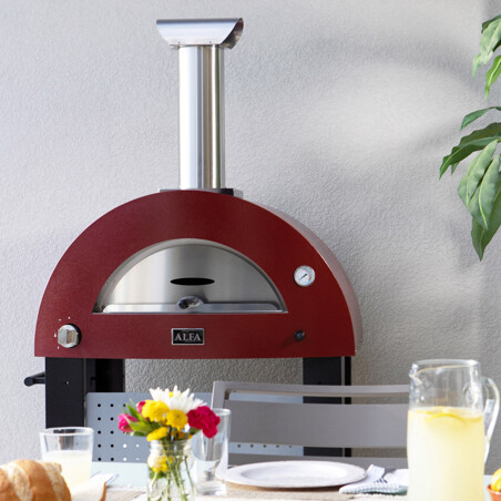 ALFA MODERNO 2 PIZZE FORNO PIZZA A GPL ARDESIA GREY Alfa forni Forni pizza | Il Mondo Del Barbecue