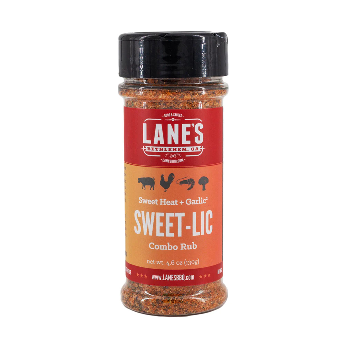 LANE'S SWEET-LIC-COMBO RUB 130g Salse e Rub | Il Mondo Del Barbecue LANE'S SWEET-LIC-COMBO RUB 130g Salse e Rub | Il Mondo Del Barbecue
