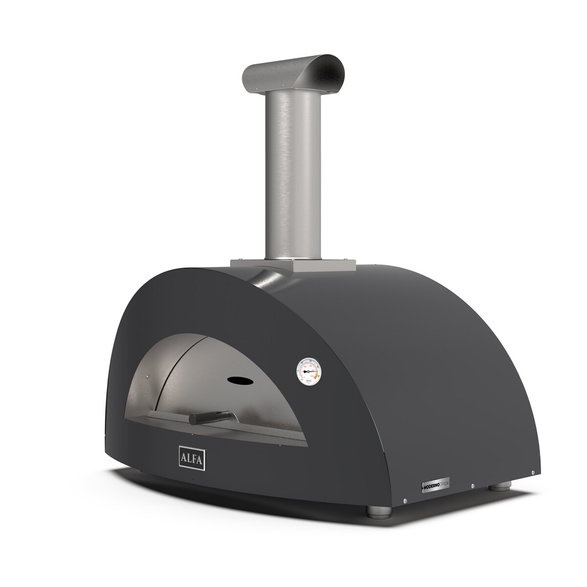ALFA MODERNO 3 PIZZE FORNO PIZZA A LEGNA ARDESIA GREY Alfa forni Forni pizza | Il Mondo Del Barbecue