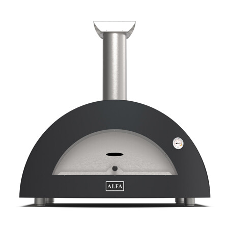 ALFA MODERNO 3 PIZZE FORNO PIZZA A LEGNA ARDESIA GREY Alfa forni Forni pizza | Il Mondo Del Barbecue