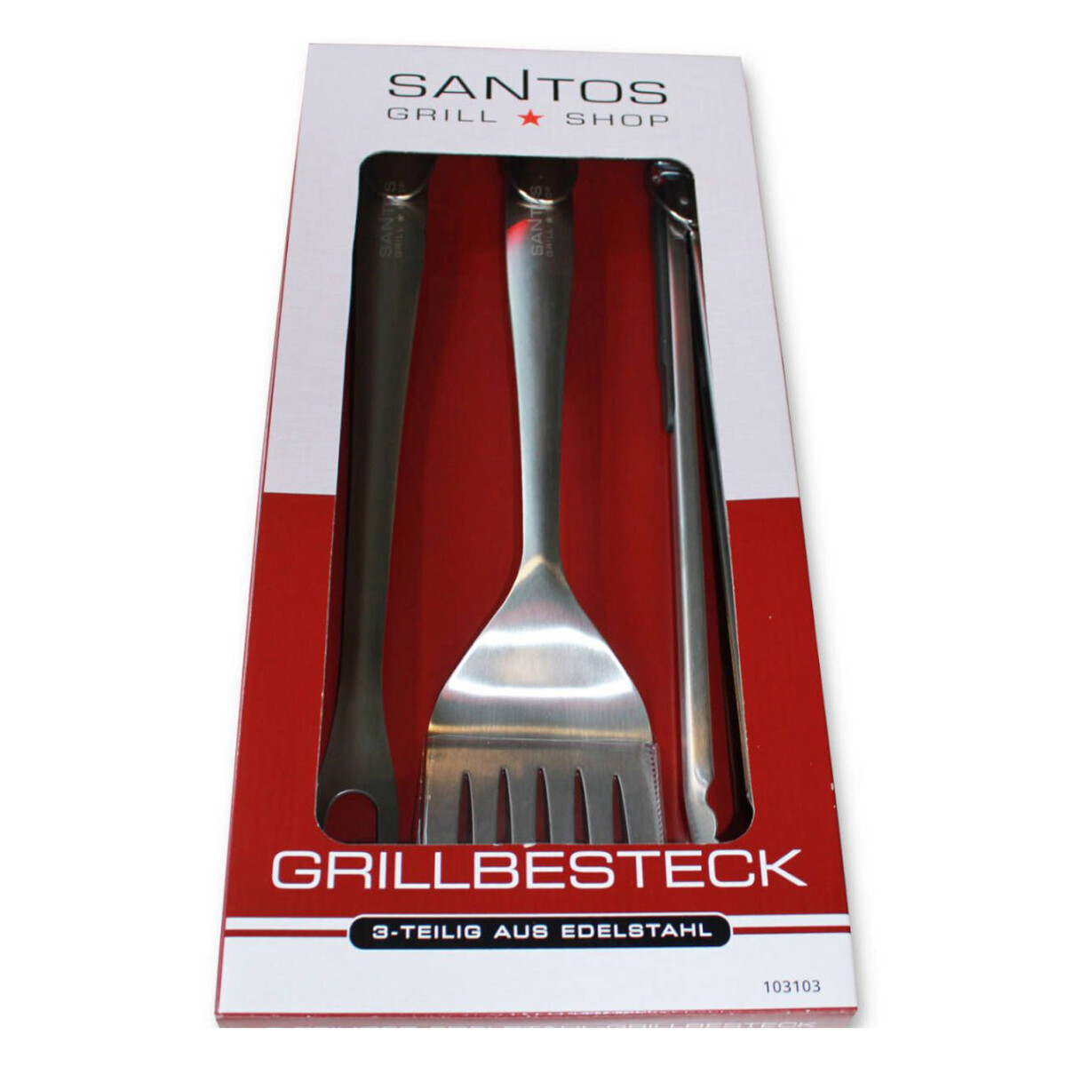 SET ATTREZZI CON FORCHETTONE 3 PZ SANTOS