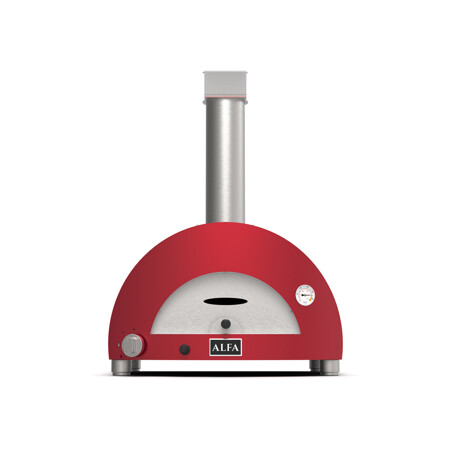ALFA MODERNO 1 PIZZA FORNO PIZZA A GPL ANTIQUE RED Alfa forni Forni pizza | Il Mondo Del Barbecue