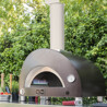 ALFA MODERNO 1 PIZZA FORNO PIZZA A GPL ANTIQUE RED Alfa forni Forni pizza | Il Mondo Del Barbecue