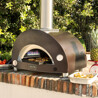 ALFA MODERNO 1 PIZZA FORNO PIZZA A GPL ANTIQUE RED Alfa forni Forni pizza | Il Mondo Del Barbecue