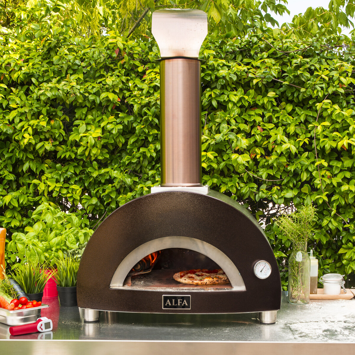 ALFA MODERNO 1 PIZZA FORNO PIZZA A LEGNA Alfa forni Forni pizza | Il Mondo Del Barbecue