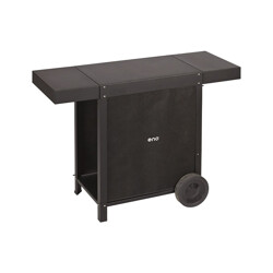 CARRELLO OSCAR NERO Eno Piastre in ghisa smaltata | Il Mondo Del Barbecue