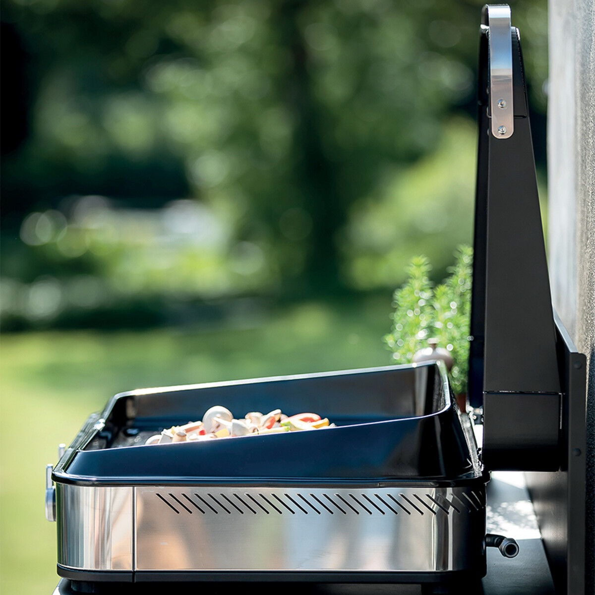 PLANCHA A GAS ENOSIGN 65 INOX Eno Piastre in ghisa smaltata | Il Mondo Del Barbecue