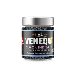 VENEQU BLACK INK SALT - SALE AL NERO DI SEPPIA Salse e Rub | Il Mondo Del Barbecue