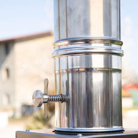 TUBO 130CM BUTTERFLY VALVE ALFA| Il Mondo Del Barbecue