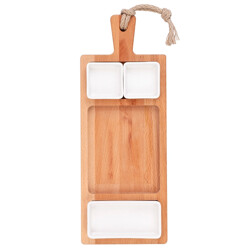 VASSOIO IN LEGNO 49 CM GET TOGETHER GRLLR BIANCO | Il Mondo Del Barbecue