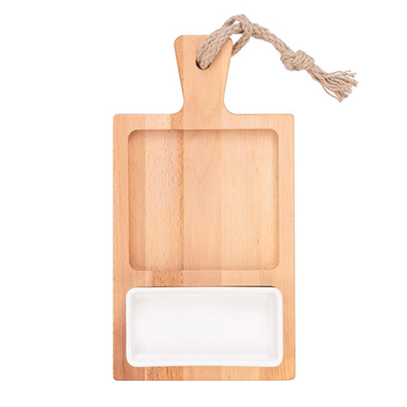 VASSOIO IN LEGNO 35 CM GET TOGETHER GRLLR BIANCO | Il Mondo Del Barbecue