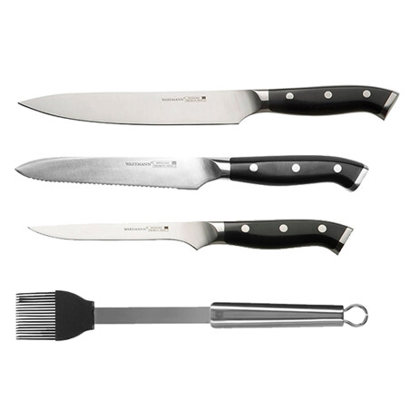 SET COLTELLI + PENNELLO GRLLR | Il Mondo Del Barbecue