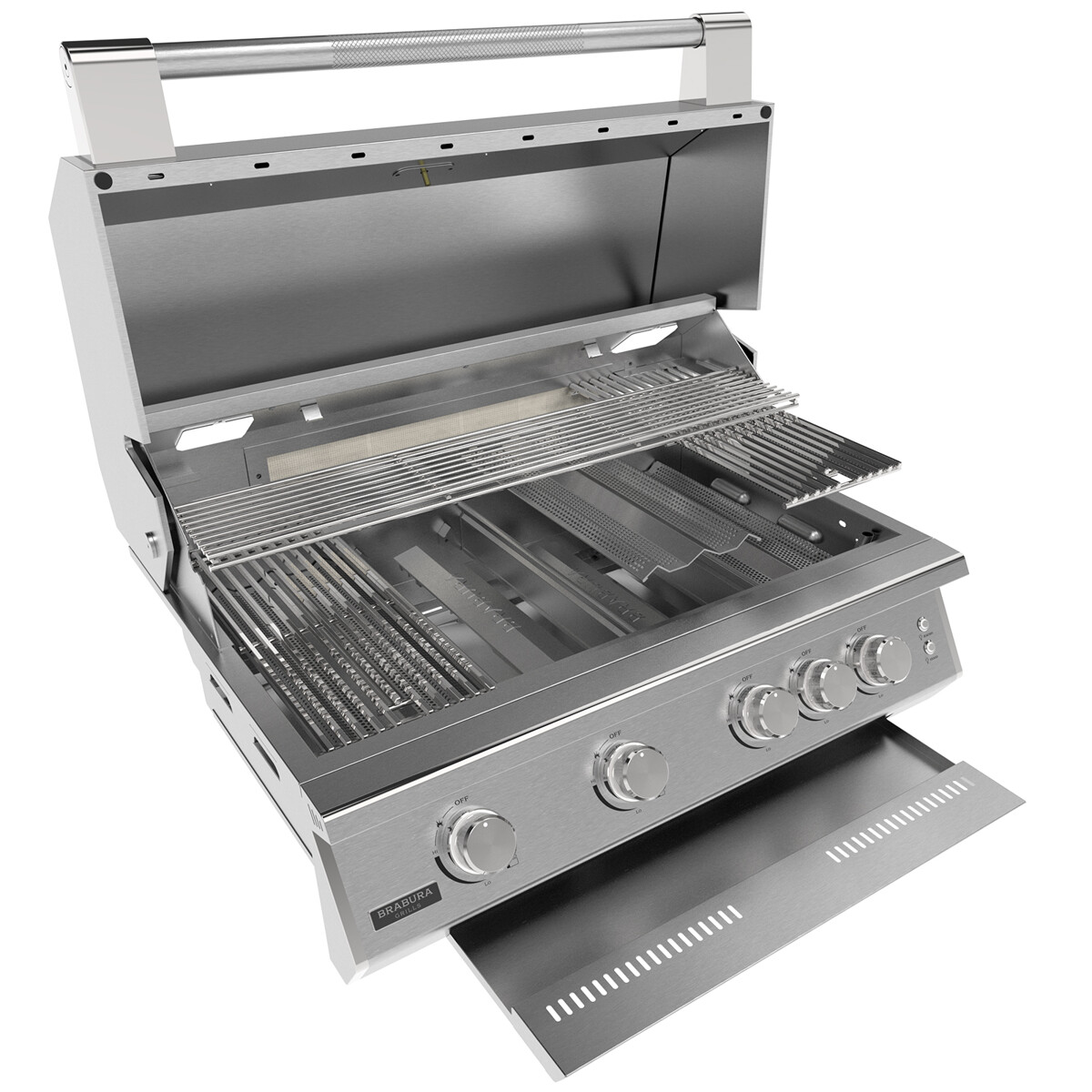 BARBECUE A GAS BRABURA FUSION 400 RS INOX DA INCASSO Brabura Barbecue da incasso | Il Mondo Del Barbecue