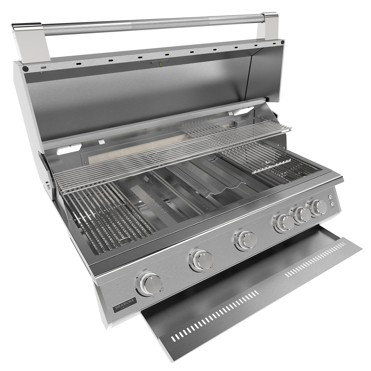 BARBECUE A GAS BRABURA FUSION 500 RS INOX DA INCASSO Brabura Barbecue da incasso | Il Mondo Del Barbecue