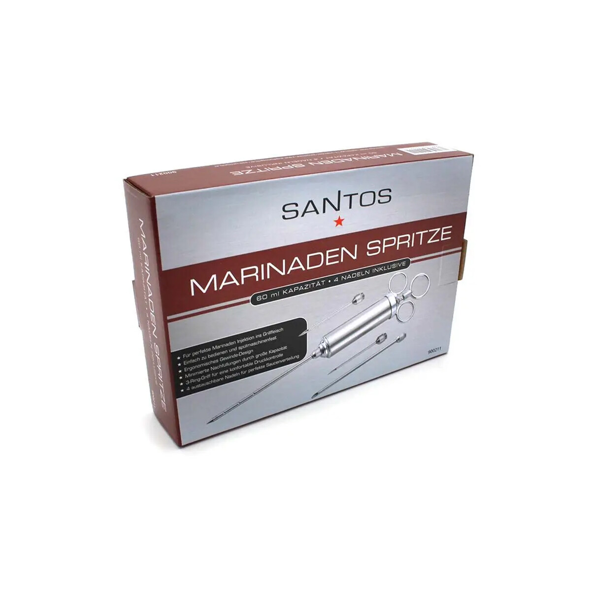 SIRINGA PER MARINATURA CON 4 AGHI SANTOS SIRINGA PER MARINATURA CON 4 AGHI SANTOS