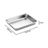 TEGLIA INOX 41 X 29 CM SANTOS