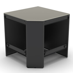 MODULO ANGOLARE BRABURA CT 90 ANTRACITE | Il Mondo del Barbecue